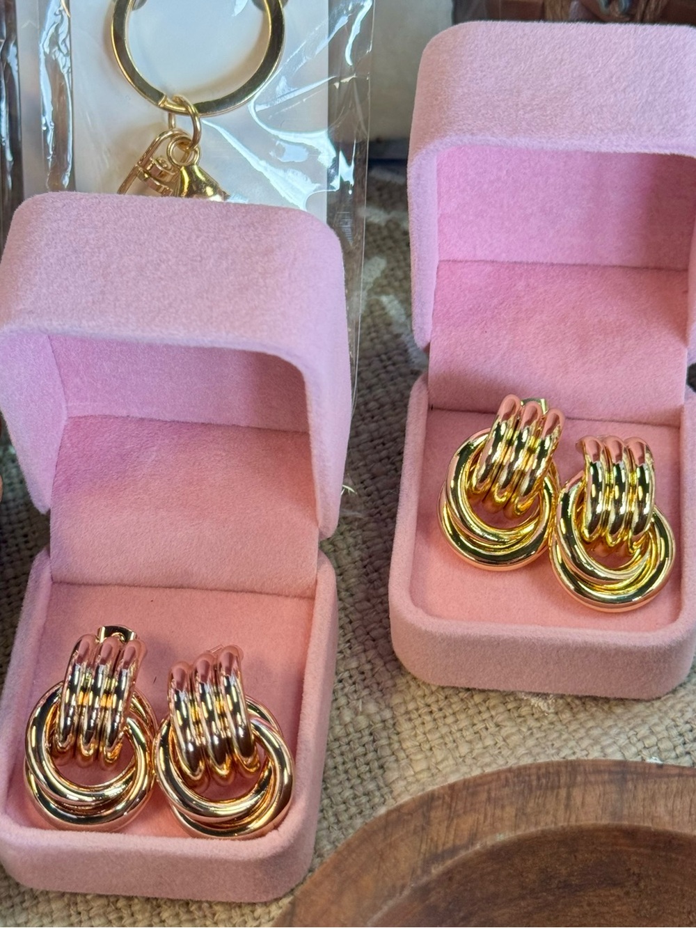 Gold-Tone Multi-Ring Hoop Earrings - Women's Jewelry